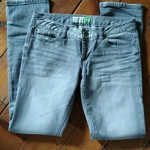 LOW RISE Grey skinny aeropostale jeans